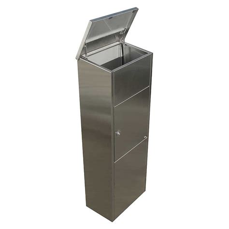 stainless steel locking parcel box|parcel lock boxes for packages.